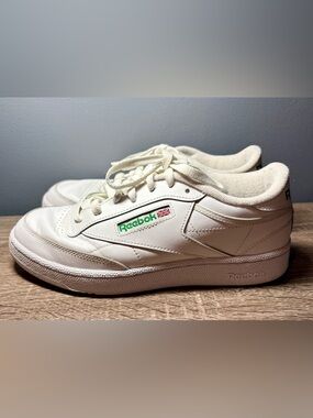 Men’s Reebok Club C 85 Vintage - Chalk/Glen Green - Size 8